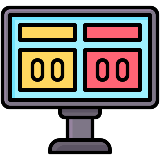 tablero de puntuación icono gratis