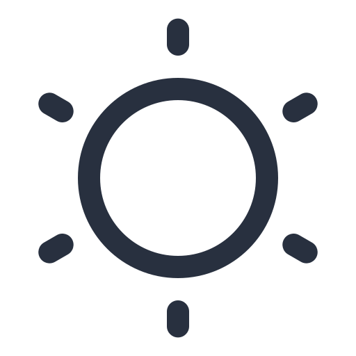 Brightness Generic Basic Outline icon