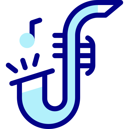 saxofón icono gratis