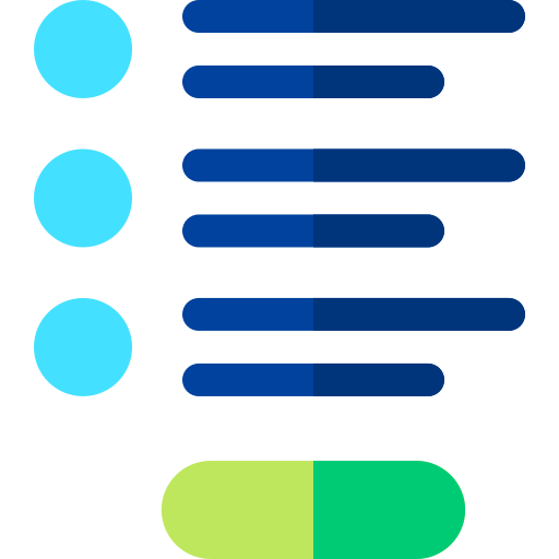 List Basic Rounded Flat icon