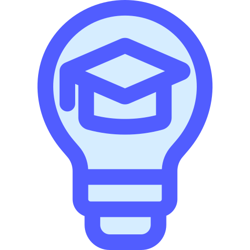 Online learning Generic Blue icon