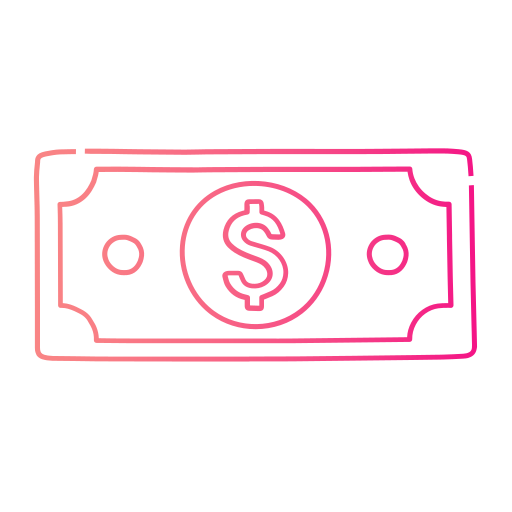 Dollar Bill Generic Gradient Icon 6598