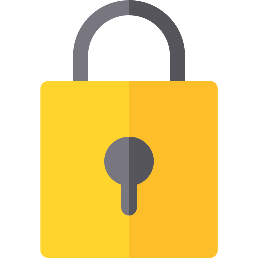 Padlock Basic Rounded Flat icon