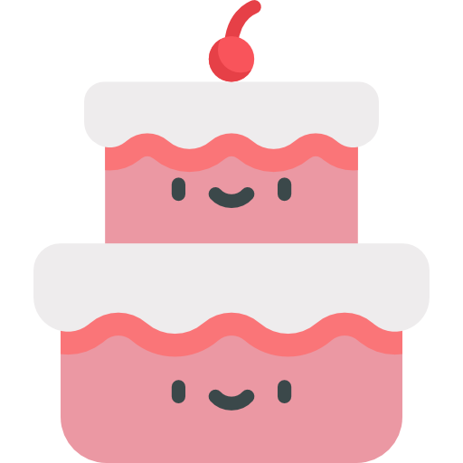 Cake Kawaii Flat icon