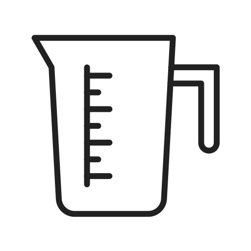 Measuring cup Generic Detailed Outline icon