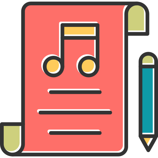 Music composition free icon