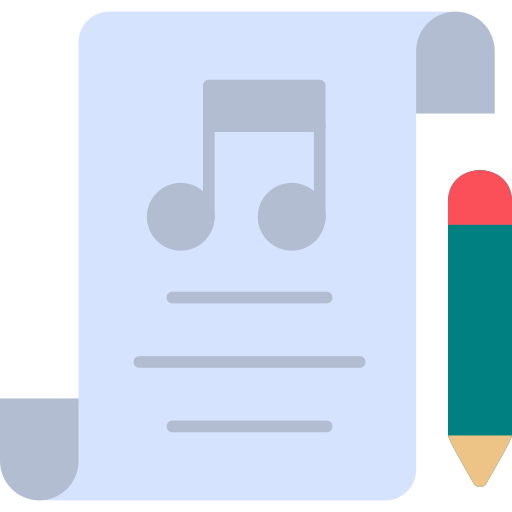 composición musical icono gratis