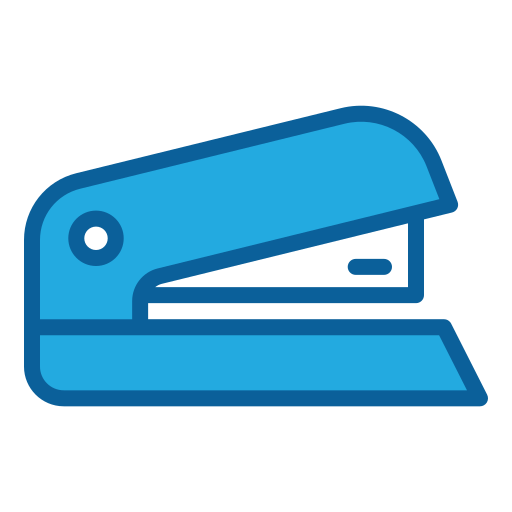 Stapler Generic Blue icon