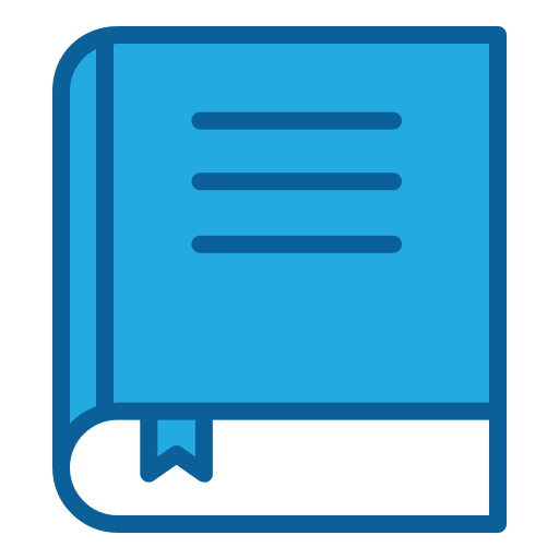 Dictionary Generic Blue icon