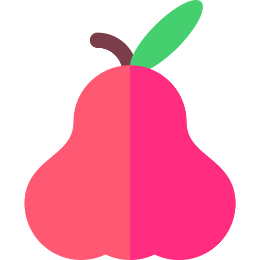 manzana rosa icono gratis