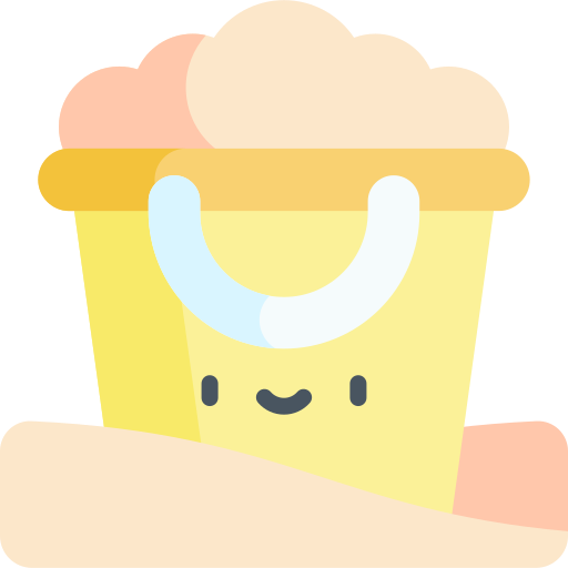 Sand bucket free icon