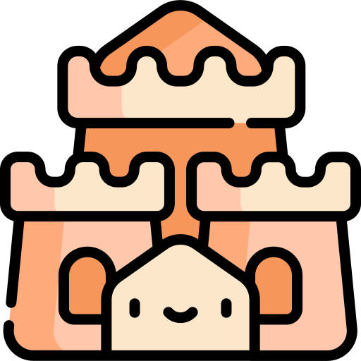 Sand castle free icon