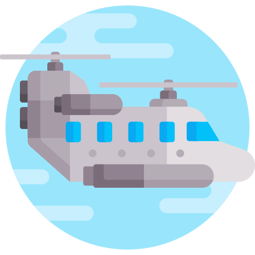 helicóptero chinook icono gratis