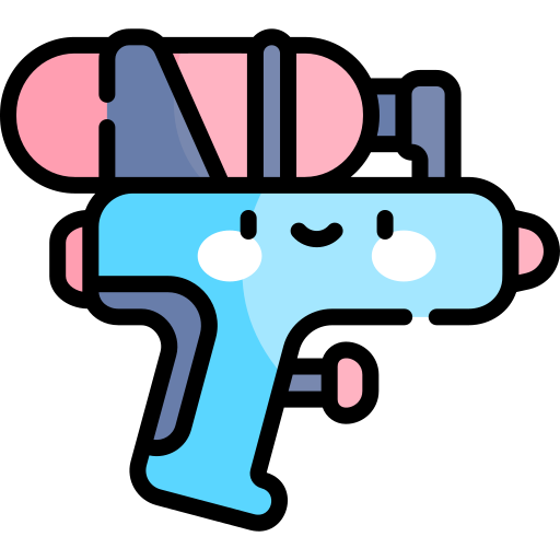 pistola de agua icono gratis