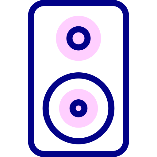 altavoz de música icono gratis