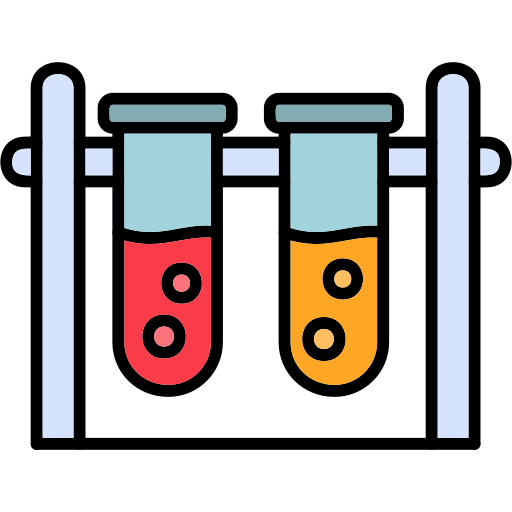 tubos de ensayo icono gratis