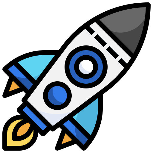 Rocket Surang Lineal Color icon