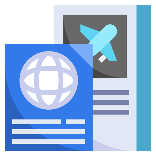 pasaporte icono gratis