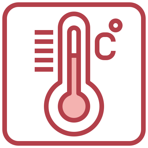 la temperatura icono gratis