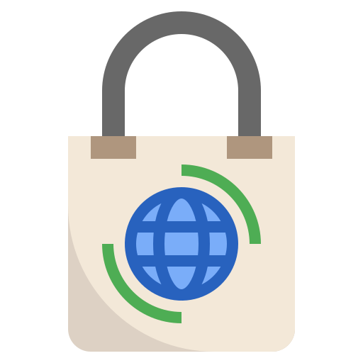 bolsa ecológica icono gratis