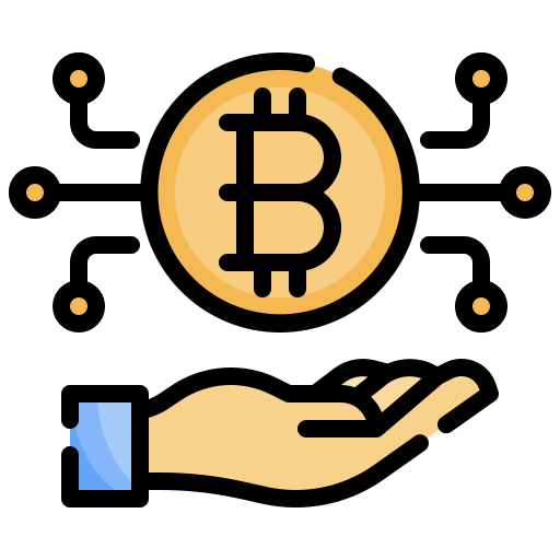 bitcoin aceptado icono gratis