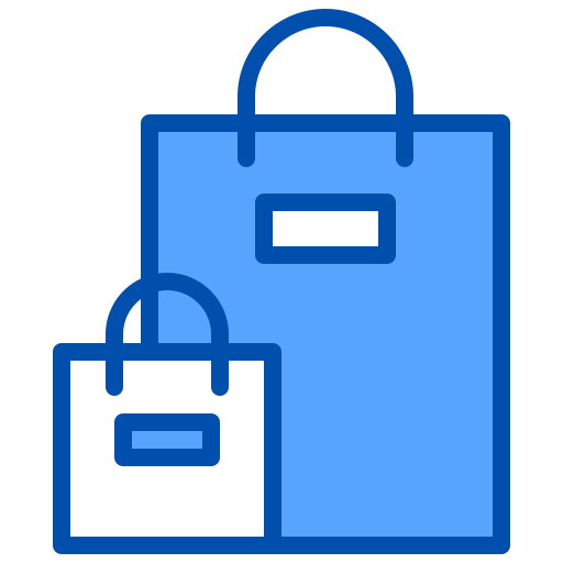 Shopping bag xnimrodx Blue icon