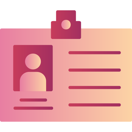 Membership card Generic Flat Gradient icon