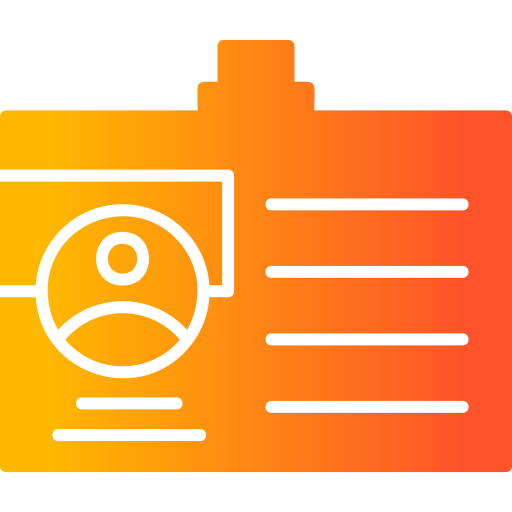 tarjeta de identificación icono gratis