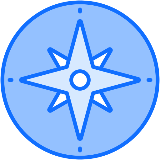 Роза ветров бесплатно иконка