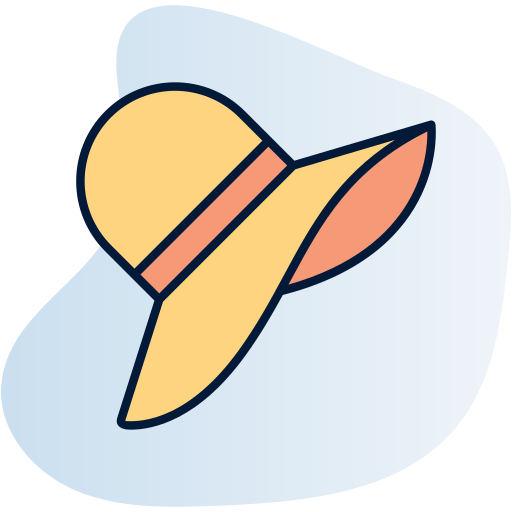 Sun hat free icon