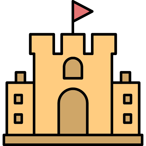 Sand castle free icon
