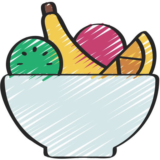 tazón de frutas icono gratis