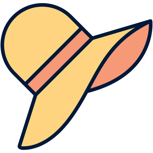 Sun hat free icon