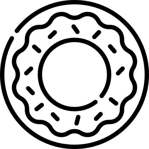 Пончик бесплатно иконка