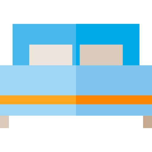 Bed free icon Bed free icon