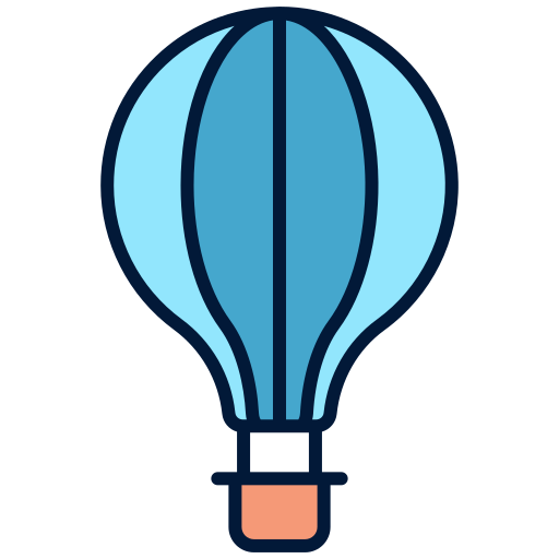 globo aerostático icono gratis