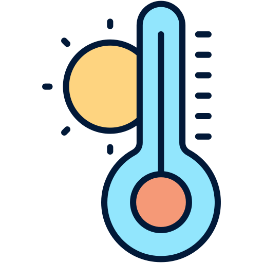 la temperatura icono gratis