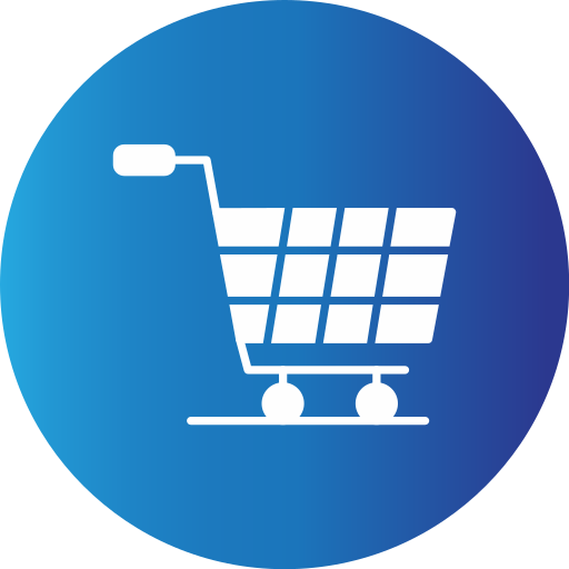 Shopping cart Generic Blue icon