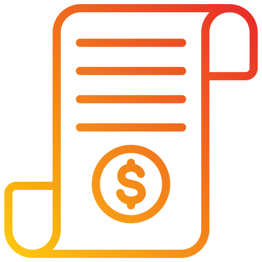 Invoice Generic Gradient icon