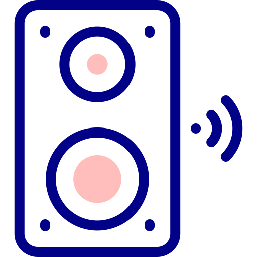 altavoz de música icono gratis