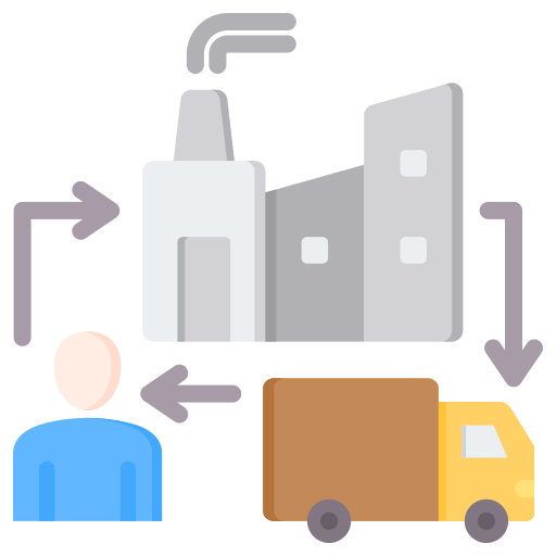 Supply chain Generic Flat icon