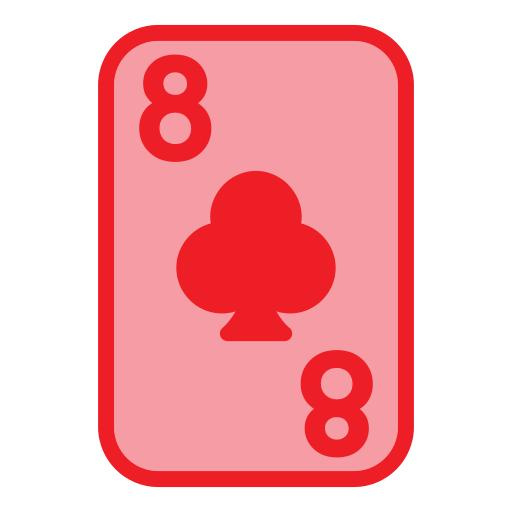 ocho de tréboles icono gratis