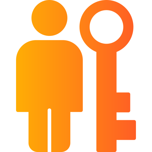 Key person - free icon