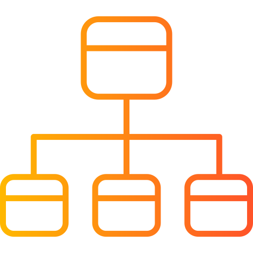 diagrama de flujo icono gratis