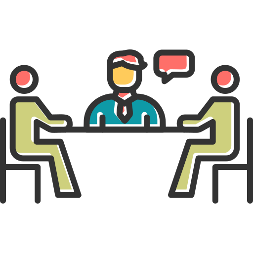 reunión icono gratis