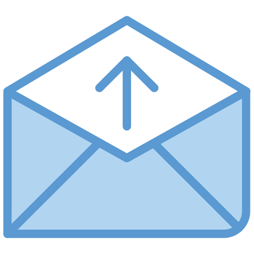 Send mail Generic Blue icon