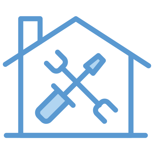 House repair Generic Blue icon