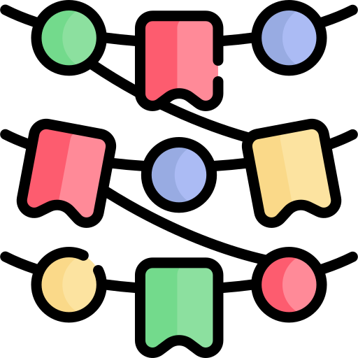 guirlande Icône gratuit