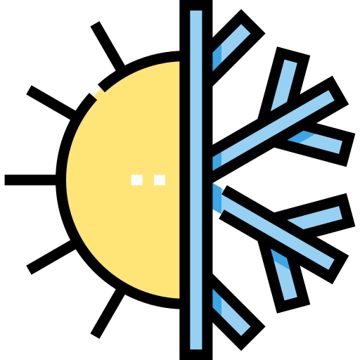 climatización icono gratis