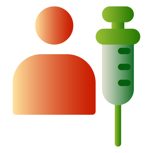 Vaccination free icon Vaccination free icon